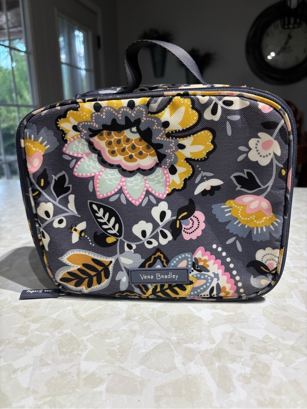 Vera Bradley Insulated Lunch Bag in Charmont Meadow floral pattern